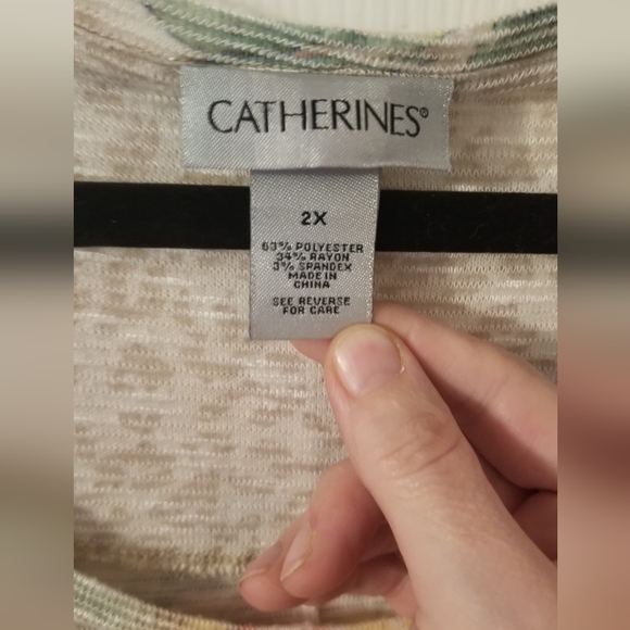 Catherines Asymmetric Top - Picture 2 of 5